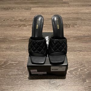 Quilted Padded Heels